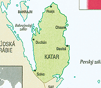 Katar mapa