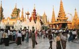 Zlato a diamanty. Pagoda Shwedagon je jednou z nejdražších staveb planety