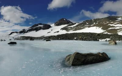 V okolí Union Glacier Camp