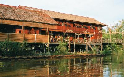 Sarawak longhouse