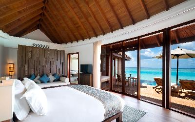 Overwater Pool Suite Interior
