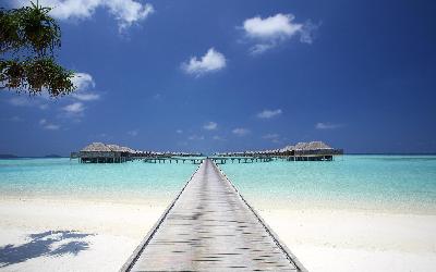 Over water boardwalk