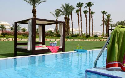 Herods Dead Sea - Executive Garden Pool Room - část s privátním bazénem