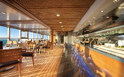 Oceania Cruises |  Bufetová reštaurácia na lodi