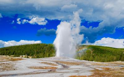 USA | Yellowstone NP - Old Faithful Geysir