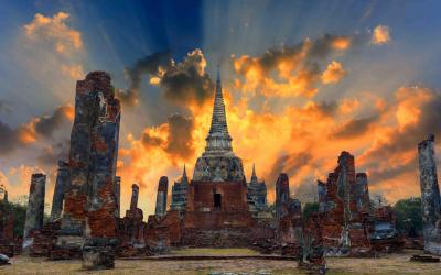 Thajsko | Ayutthaya_Wat Pra Si Sanphet