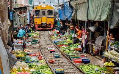 Thajsko | Bangkok_Maeklong Market