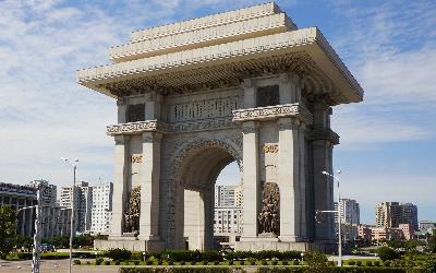 Severná Kórea | Pchjongjang_Arch of Triumph