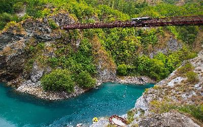 Nový Zéland | Queenstown_Kawarau Bridge