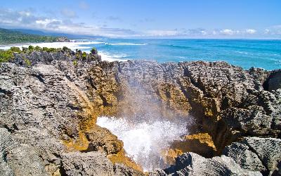 Nový Zéland | Punakaiki_Pancake_Rocks