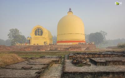 Nepál | Kushinagar_Parinirvana Stupa