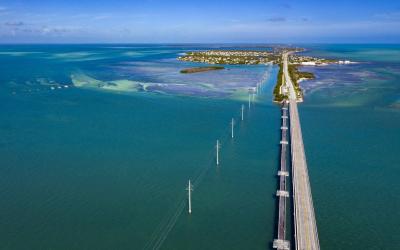 USA | Overseas Highway - příjezd na Key West