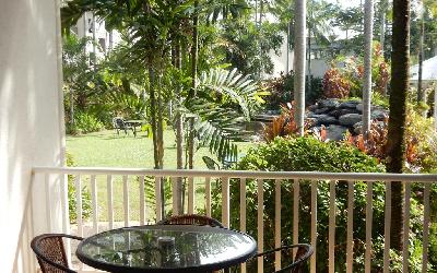 Balcony garden view