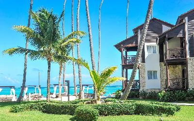 Hotel buildings ocean front