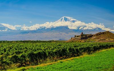 Klášter Khor Virap s horou Ararat | Arménie 