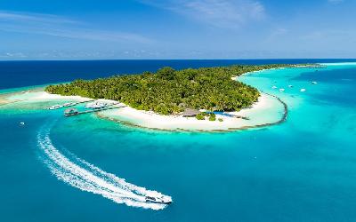 Kuramathi Aerial View