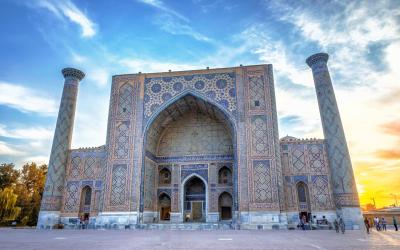 UNESCO | Ulugh Beg Madrasah, náměstí Registan, Samarkand | Uzbekistán