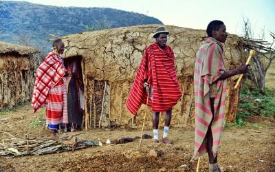 Masajská vesnice | Keňa