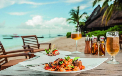 Lunch on a beach