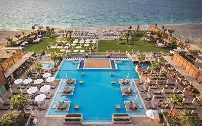 Pool & Beach Aerial View