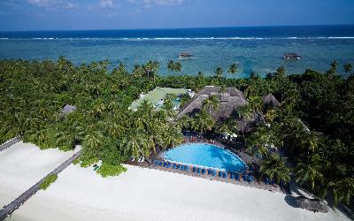 Beach & Pool Aerial View