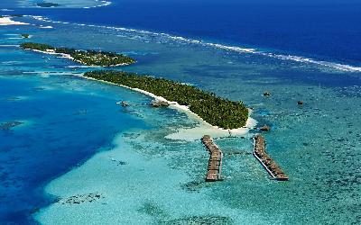 Medhufushi Island Resort Aerial View