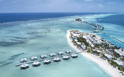 Resort & Water Villas Aerial View