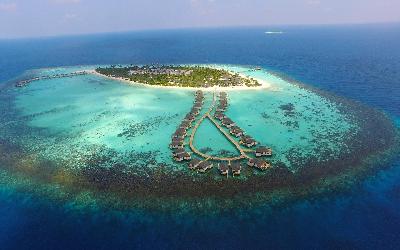 Amari Havodda Maldives Aerial View