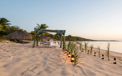 Dinner on the beach