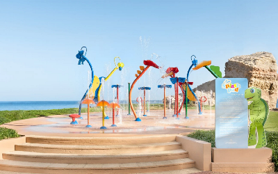 Kids splash pad