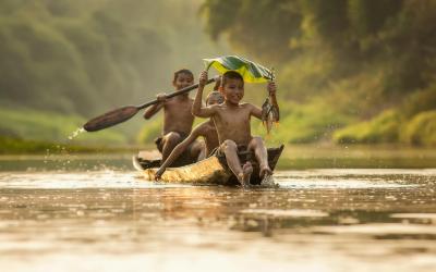 children mekong